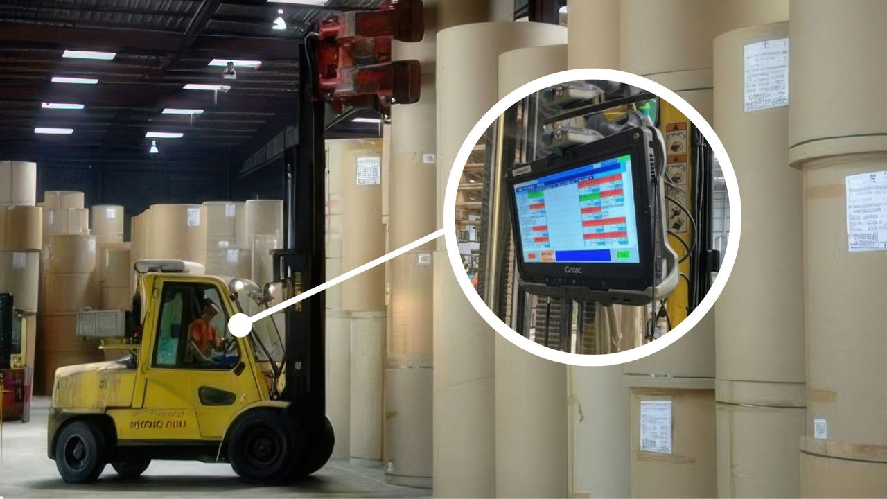 Getac K120 with Getac's Driving Safety software